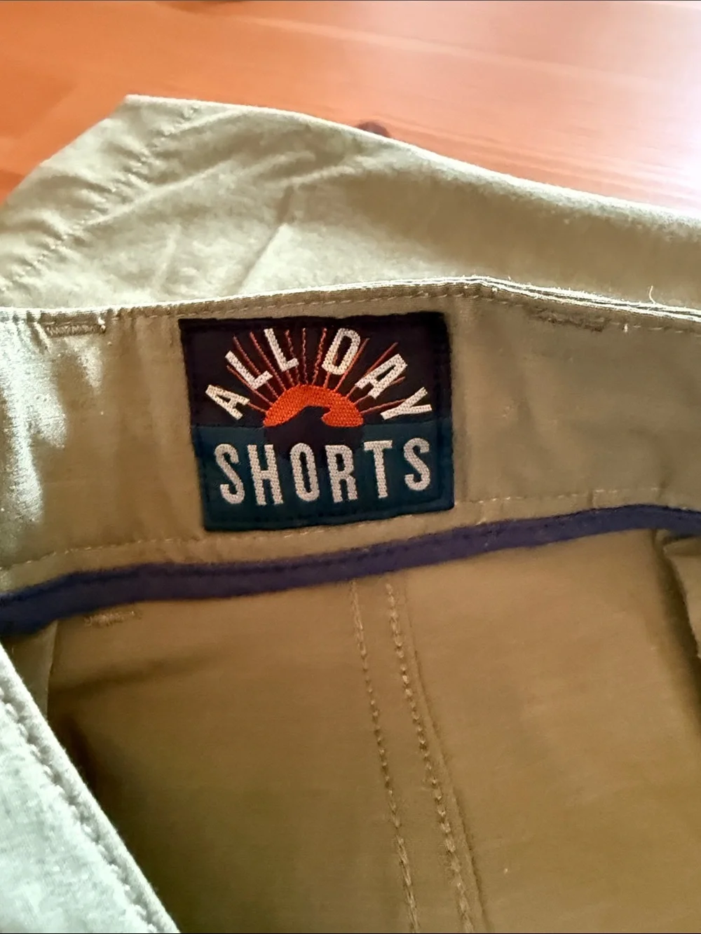 Faherty Olive Green Flat Front Men's Shorts